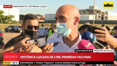 Mazzoleni omoañete oïma definida lista de vacunación ha ome’ê orden anitei “ojepolitisa” - ABC Remiandu - ABC Color