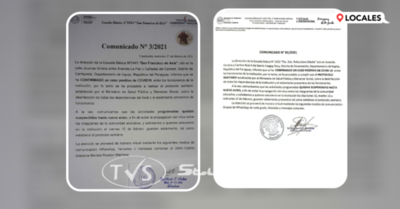 COVID POSITIVO OBLIGA A INSTITUCIONES EDUCATIVAS A SUSPENDER ACTIVIDADES