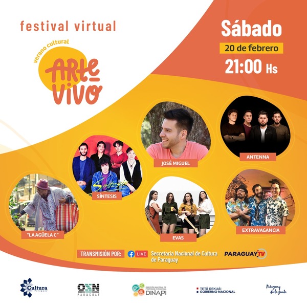 Este fin de semana llega el Festival Virtual Arte Vivo Verano Cultural | .::Agencia IP::.