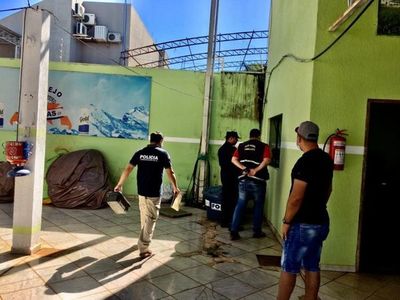 Ladrones hicieron de las suyas en el complejo Salinas de Pedro Juan Caballero