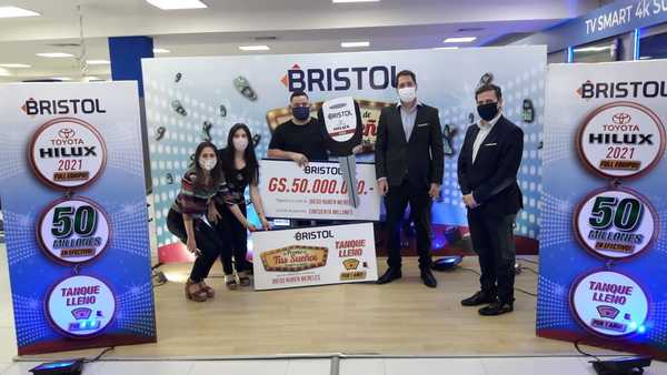 Ganador de Bristol recibió su premio