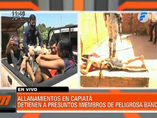 Más detenidos en operativo que busca desbaratar gavilla de saqueadores