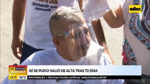 ¡Sí se pudo! Salió de alta tras 72 días - ABC Noticias - ABC Color