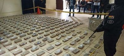 Confiscan más de 278 kilos de cocaína y una avioneta en Bolivia