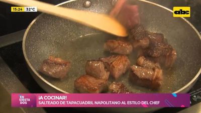 Salteado de tapacuadril napolitano al estilo del chef - Ensiestados - ABC Color