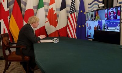 La reunión del G7 estuvo marcada por la pandemia del coronavirus