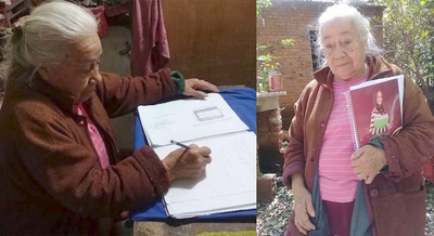 ABUELITA SAN COSMEÑA QUIERE RECIBIRSE A SUS 81 AÑOS