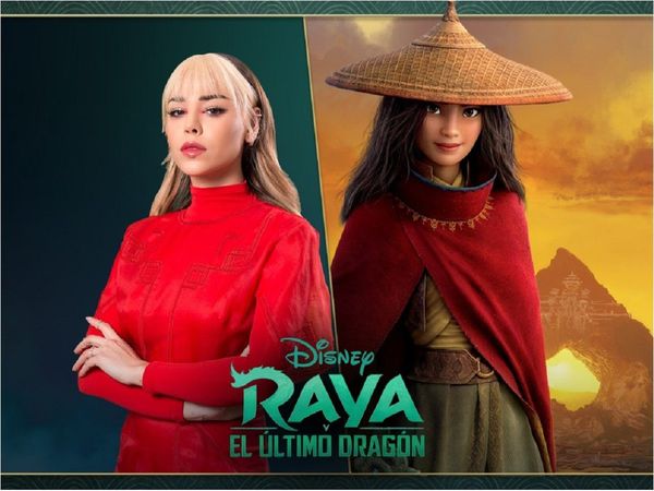 La mexicana Danna Paola pondrá voz a un tema de Raya y el Último dragón