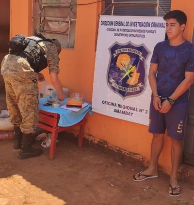 Capturan a presunto microtraficante en Pedro Juan Caballero - Nacionales - ABC Color
