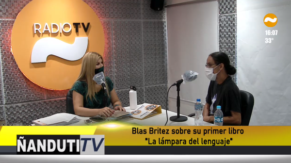 Blas Britez presenta su primer libro: “La lámpara del lenguaje” | Ñanduti