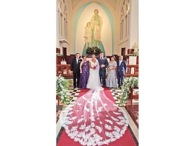 El enlace matrimonial de Olga y Raúl