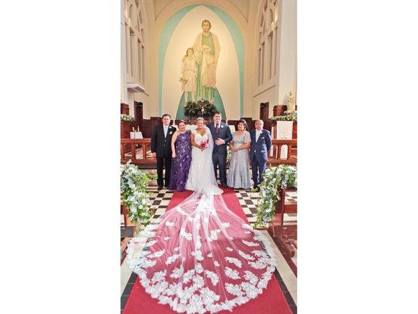El enlace matrimonial de Olga y Raúl