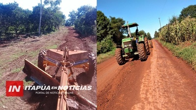 MAQUINARIAS PREPARAN TERRENO PARA SIEMBRA EN CERCANÍAS AL CERESO Y MEJORAN TRAMO VIAL EN SAN RAFAEL.