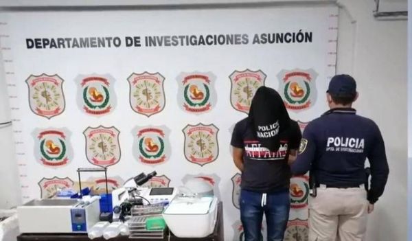 Robó un laboratorio y ofrecía instrumentos por redes sociales, fue detenido