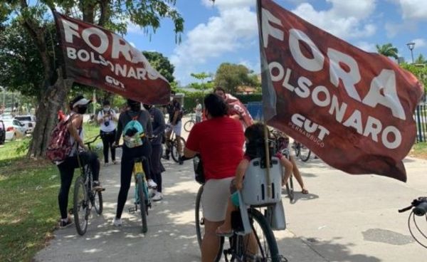 Continúan protestas en Brasil para exigir renuncia de Bolsonaro