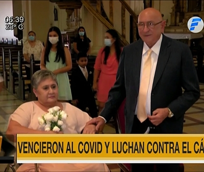 Una gran historia de amor: Juntos vencieron al Covid y luchan contra el cáncer