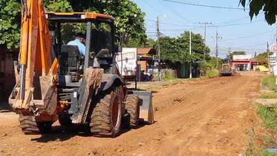 Incician los trabajos de 100 cuadras de asfaltado