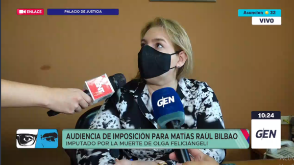 Diario HOY | Jueza ordena la prisión preventiva para Matías Raúl Bilbao, imputado por la muerte de Olga Feliciángeli