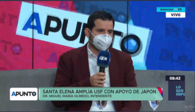 Diario HOY | Santa Elena amplía su USF con apoyo de Japón, al respecto el intendente Miguel Olmedo