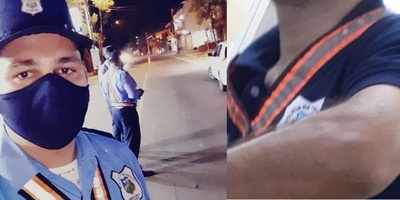 CONDUCTOR ATROPELLA A DOS AGENTES PARA HUIR DE CONTROL DE TRÁNSITO EN CAMBYRETÁ.
