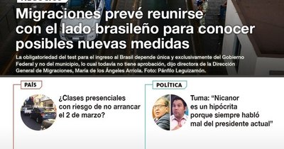 La Nación / LN PM: Las noticias más relevantes de la siesta del 22 de febrero