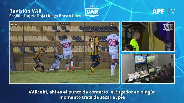 Arnaldo Samaniego en el VAR de Guaraní-Olimpia: “Maciel en ningún momento trata de sacar el pie” - Megacadena — Últimas Noticias de Paraguay