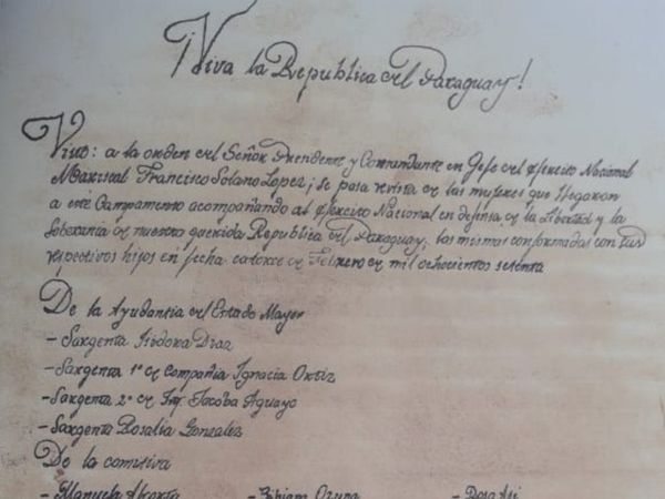 Piden apurar perito de documentos de la Guerra