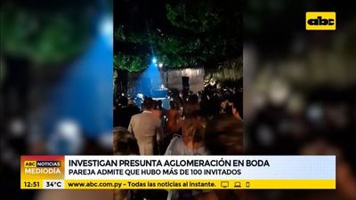 Pareja admite violación de cuarentena durante la boda - ABC Noticias - ABC Color