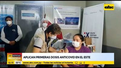 Aplican primeras dosis anticovid en el Este - ABC Noticias - ABC Color