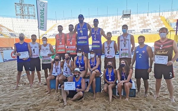 Los ganadores de la segunda etapa del Circuito Paraguayo de Vóley
