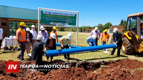 ALCANTARILLADO SANITARIO EN CAP. MIRANDA AVANZA SIN CONTRATIEMPOS