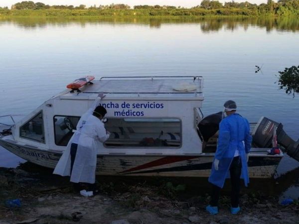 Por aislamiento, chaqueños viajan por agua para llegar a hospitales