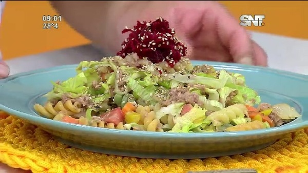 Cocina LMCD: Salpicón de atún con vegetales y pasta - SNT