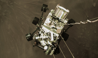 Salió a la luz el primer video de la llegada del rover Perseverance a Marte - Megacadena — Últimas Noticias de Paraguay