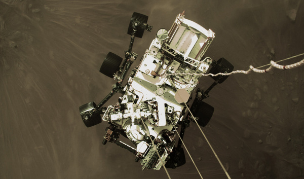Salió a la luz el primer video de la llegada del rover Perseverance a Marte - Megacadena — Últimas Noticias de Paraguay