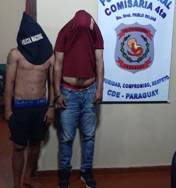 Dos hombres aprehendidos por robar celular de vecino – Diario TNPRESS
