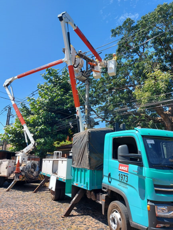 Realizan mantenimiento de 230 km de línea de media tensión en Itapúa | .::Agencia IP::.