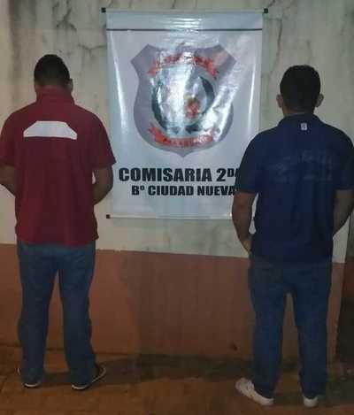 Arrestan a dos sujetos por hurto y reducción