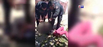 Justicia por mano propia: Vecinos capturan a supuesta ladrona | Noticias Paraguay
