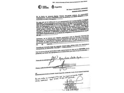 Argentina otorga refugio a hermanas de Carmen Villalba