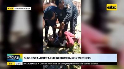 Supuesta adicta fue reducida por vecinos - ABC Noticias - ABC Color