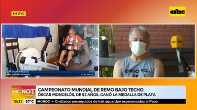 Paraguayo se queda con la medalla de plata en el Campeonato Mundial de Remo Bajo Techo 2021 - Polideportivo - ABC Color