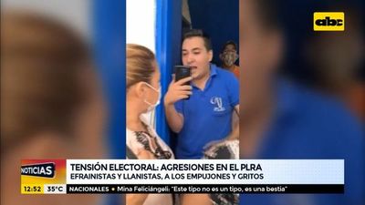 Efrainistas y Llanistas, a los empujones y gritos en el PLRA - A la gran 730 - ABC Color