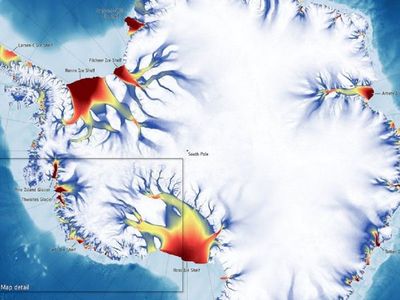 Glaciares aceleran su deslizamiento hacia el océano