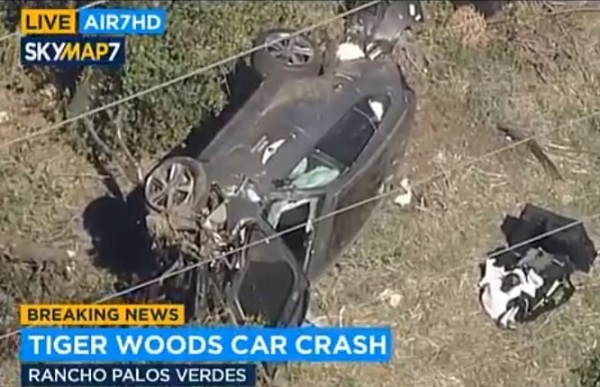 Tiger Wood sufre accidente y está internado