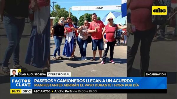 Paseros y camioneros llegan a acuerdo - Factor Clave - ABC Color