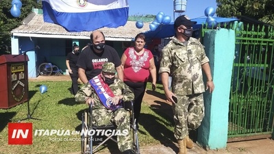 FESTEJAN NUEVO CUMPLEAÑOS DEL EX COMBATIENTE DIEGO MARTINEZ