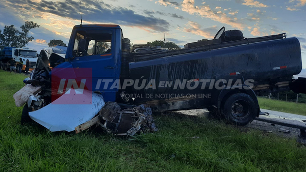 GRAL. DELGADO: BRUTAL CHOQUE FRONTAL DEJA UN FALLECIDO