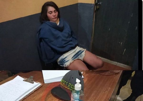 Motochorra es detenida cuando realizaba un robo con su pareja