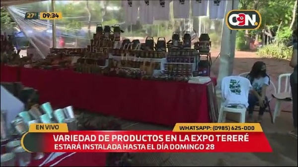 Asunción: Ofrecen una variedad de productos en la Expo Tereré - C9N